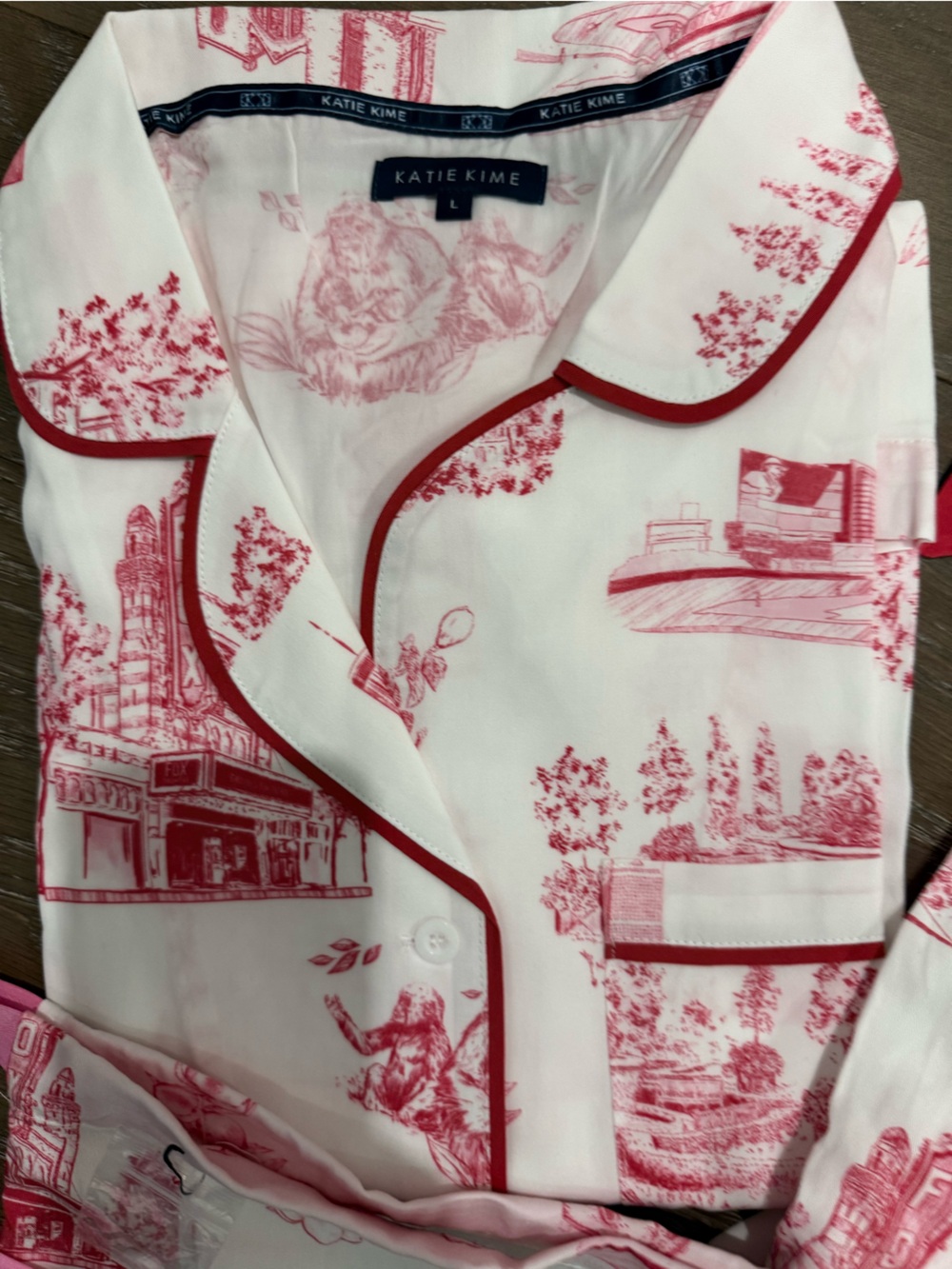 Atlanta Toile Women's Pajama Pants Set - Stylish Comfort for Home and Sleep - Picture 3 of 16